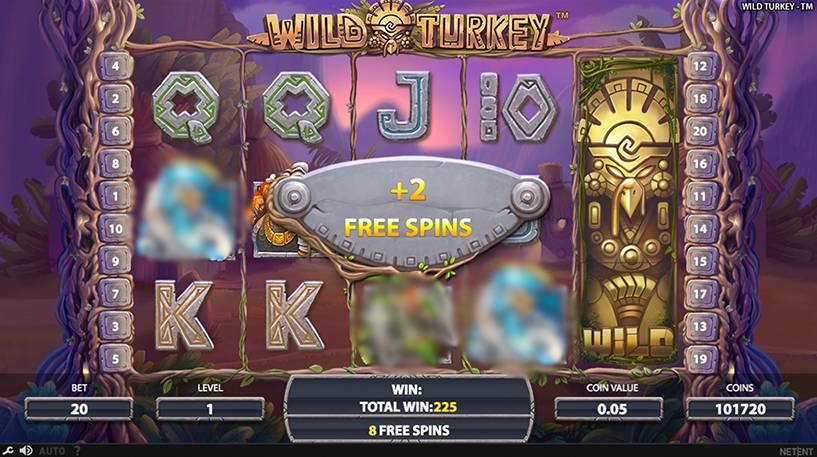 Wild Turkey Slot Free Spins Feature