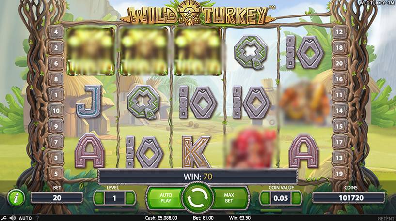 Wild Turkey Slot Gameplay